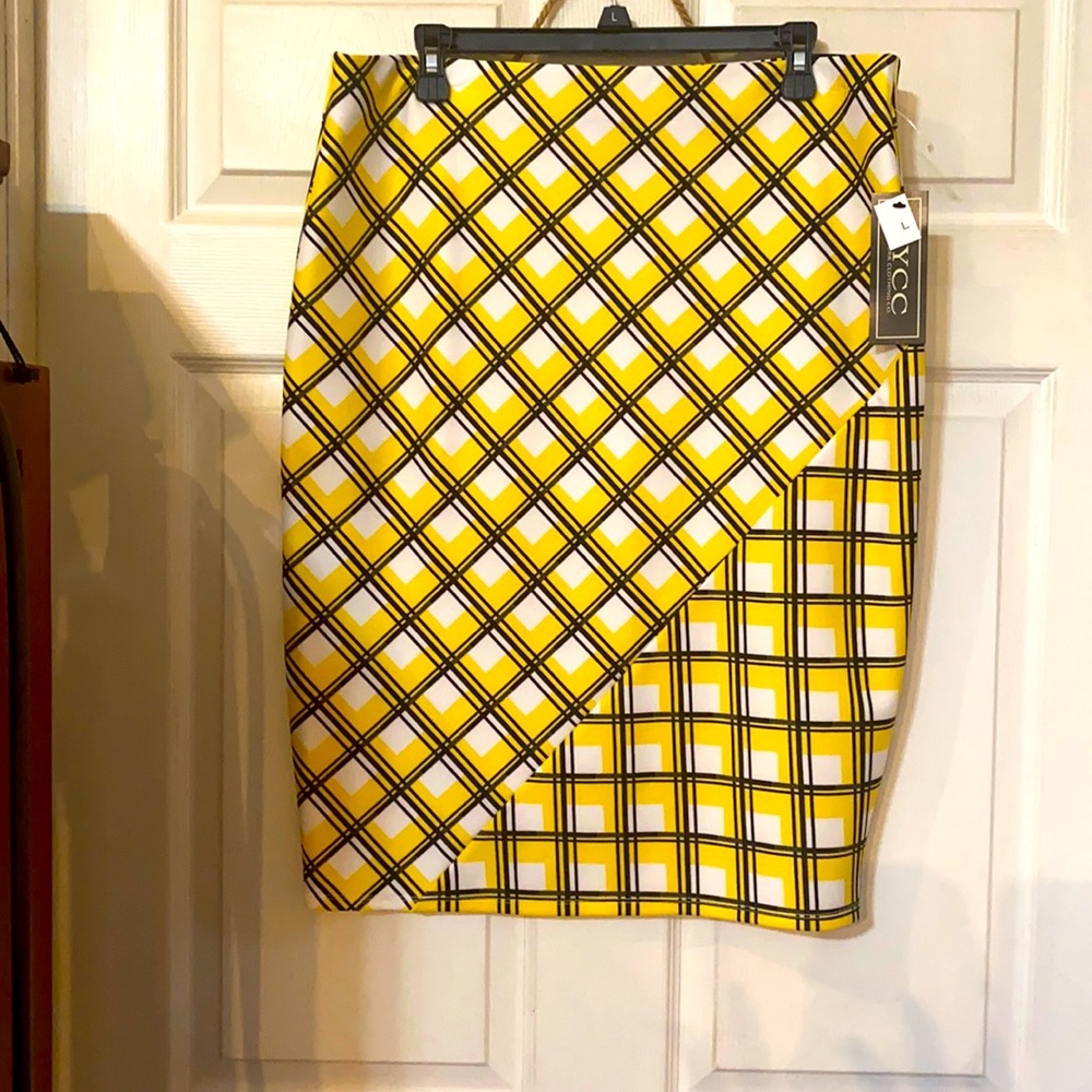 Checkered Print Skirt